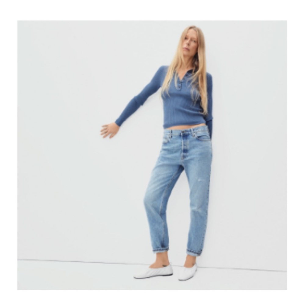 Everlane Rigid Slouch Jean in Broken-In Blue